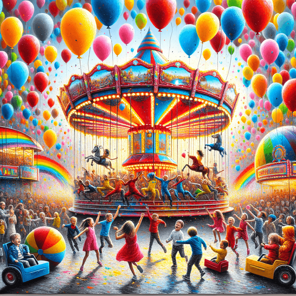 Charming Carnival Festivities Paint By Number