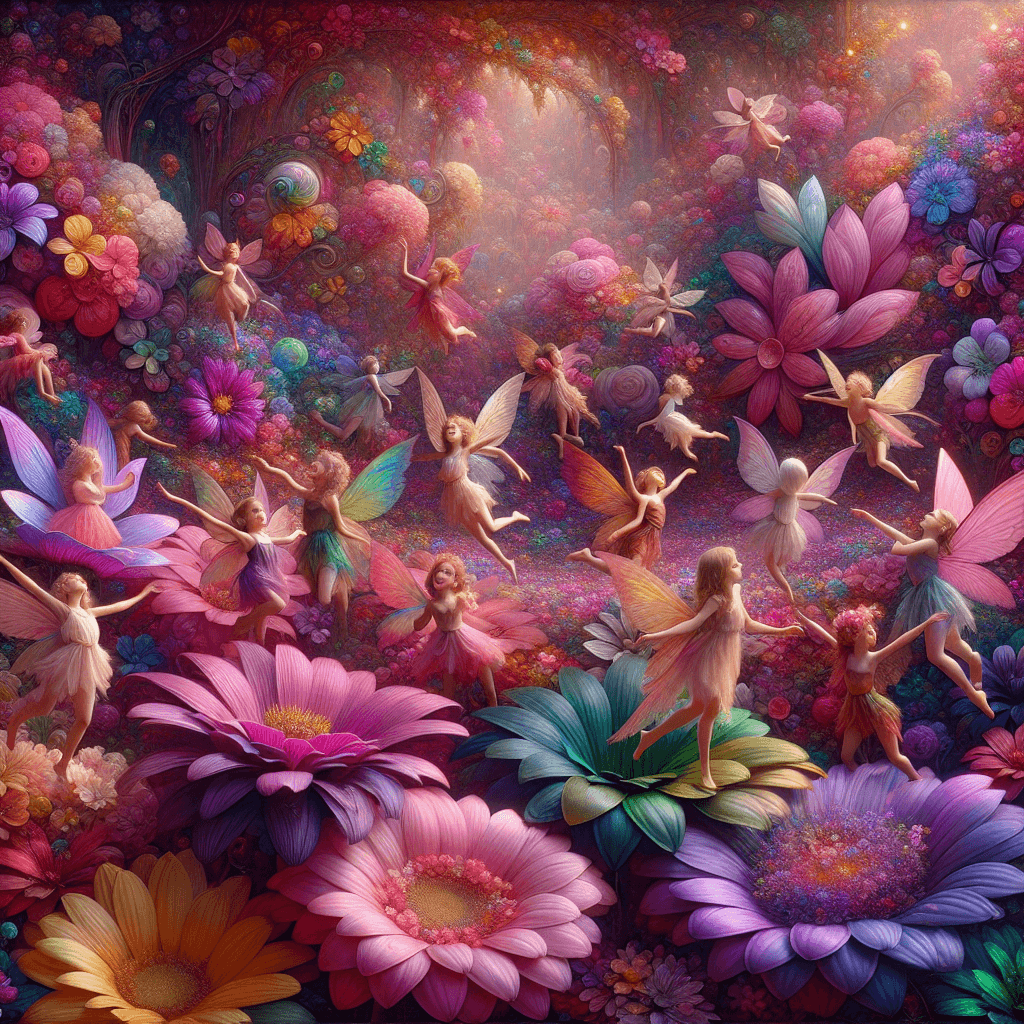 Whimsical Fairy Wonderland Paint By Color