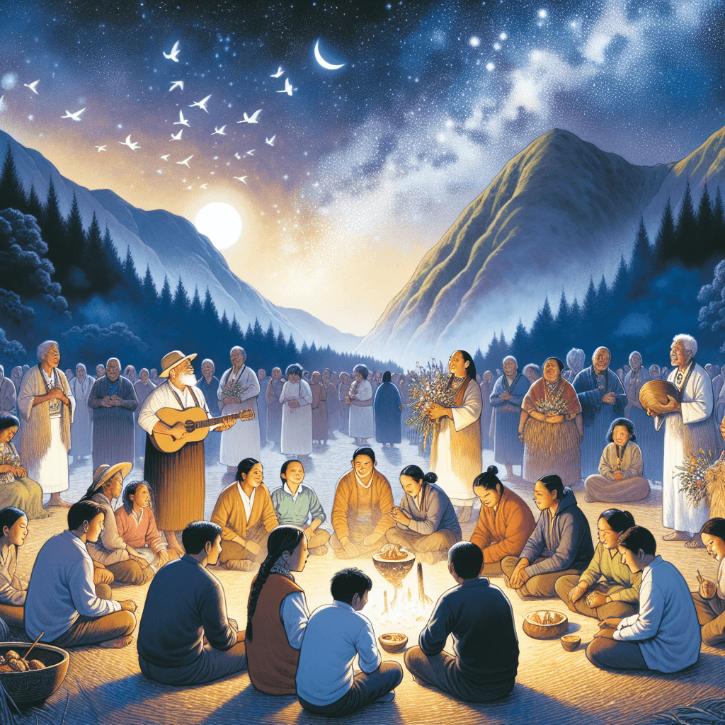 Matariki Festival - New Zealand Painting By Numbers Kit