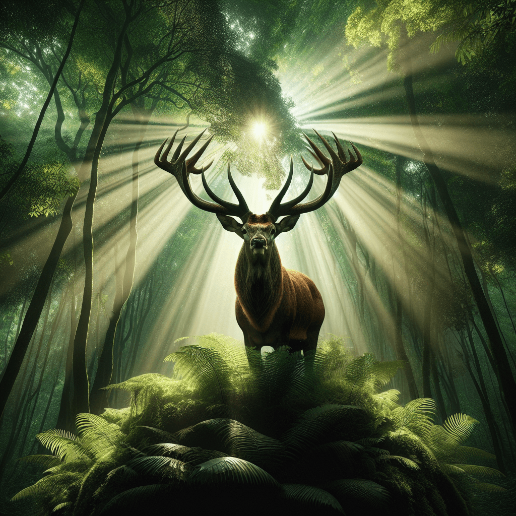 Majestic Stag In Woodland Paint By Numbers