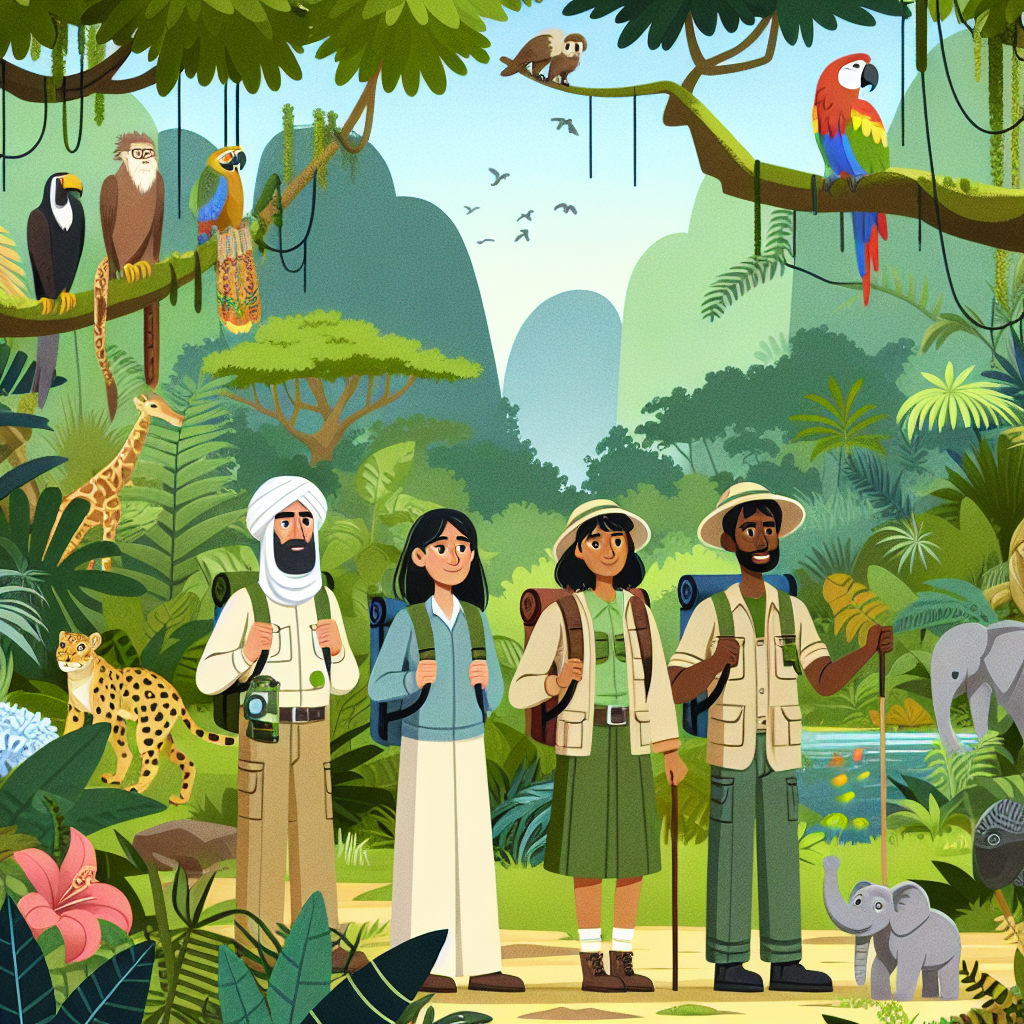 Tropical Rainforest Exploration DIY Paint By Numbers