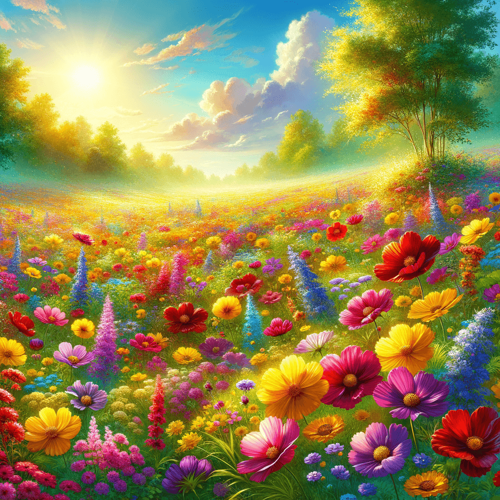 Wildflower Meadow Magic Painting By Numbers Kit