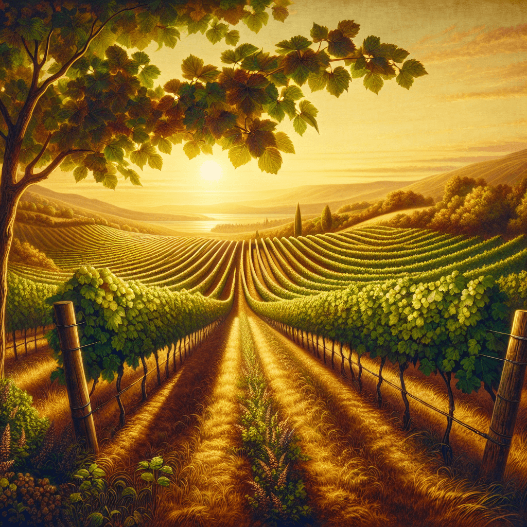 Elegant Vineyard Vista Paint By Numbers Art
