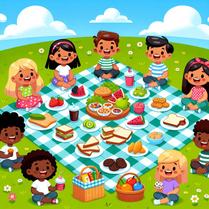Jolly Picnic Fun Paint By Numbers Kits