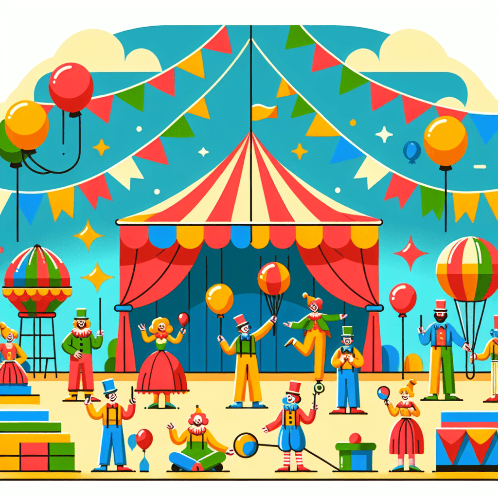 Carnival Circus Paint By Numbers Art