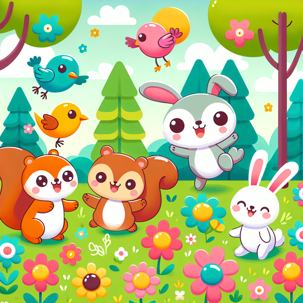 Cheerful Critters Paint By Color