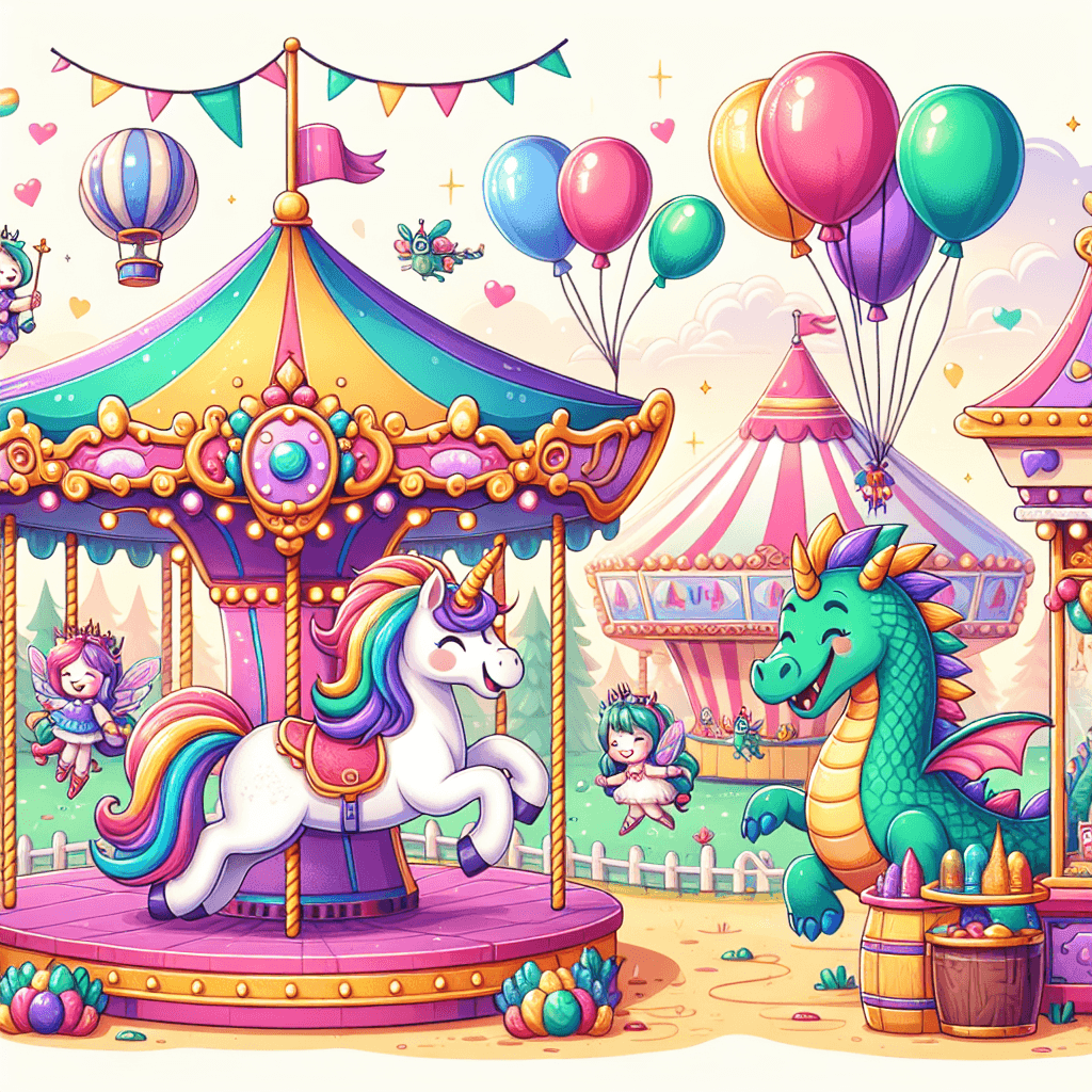 Fantasy Creature Carnival Number Painting