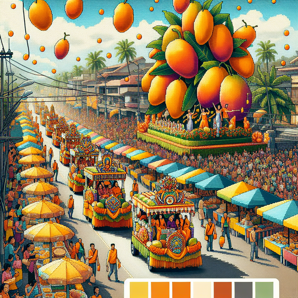 Mango Festival - Philippines Paint By Color