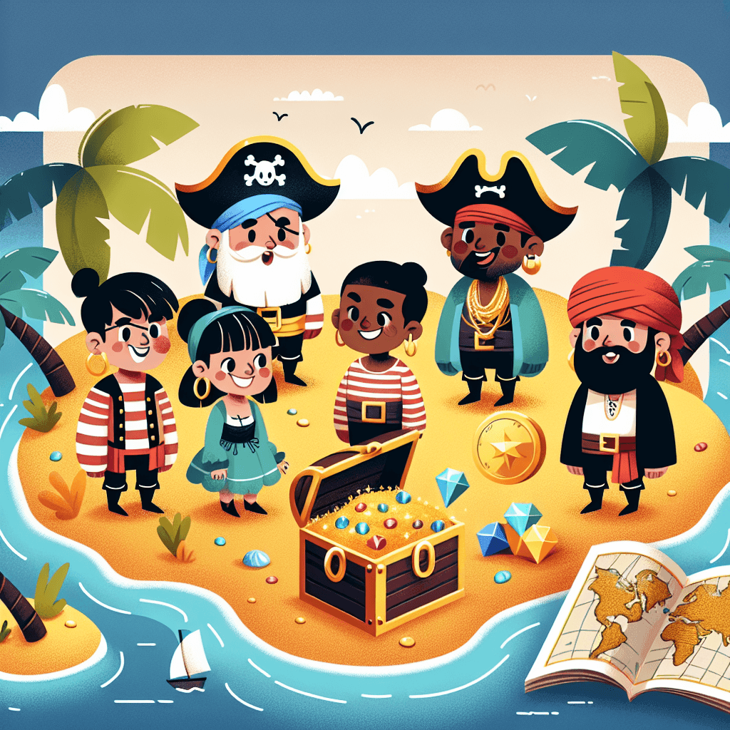 Pirate Pals And The Treasure Island Painting Number Kit