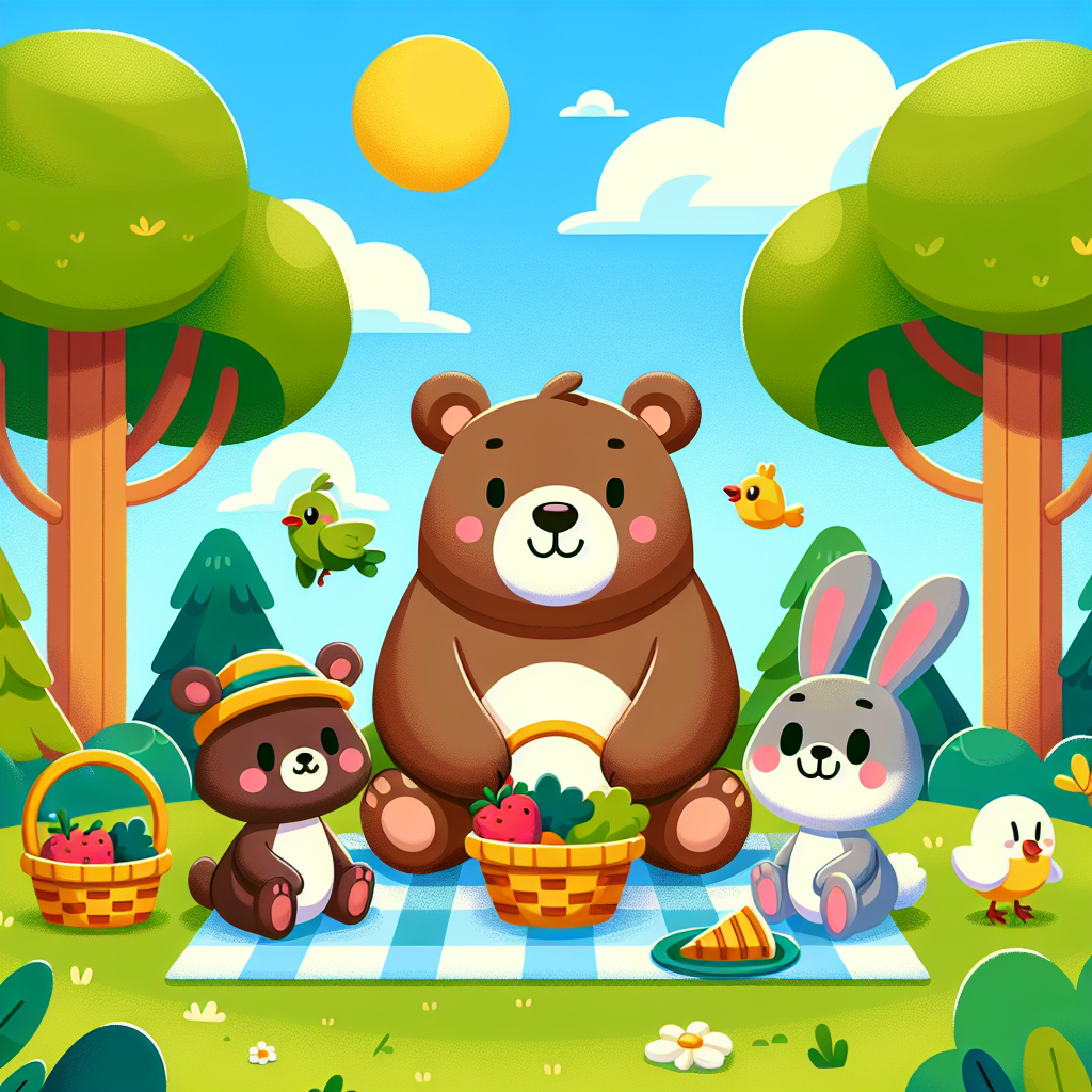 Sunny Picnic With Friends Paint By Color