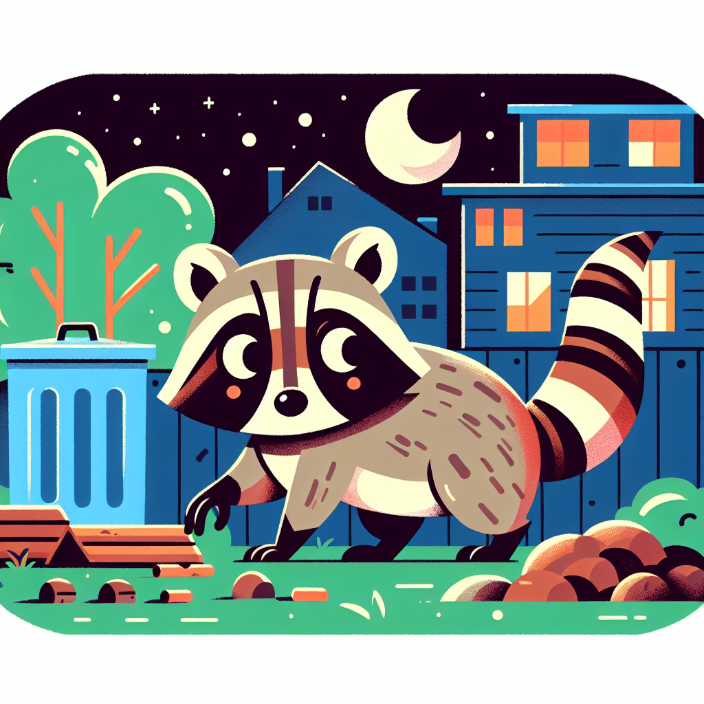 Mischievous Raccoon Escapade Painting Number Kit