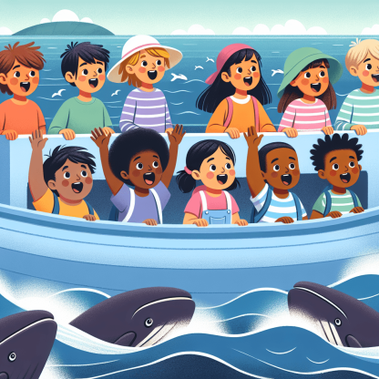 Whale Watcher Excursion Painting By Numbers Kit