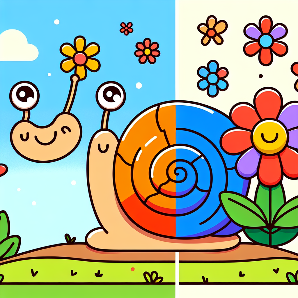 Happy Snail Numbered Painting Kits