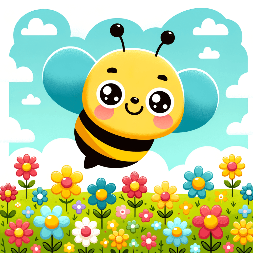 Busy Bee Buzz Number Painting