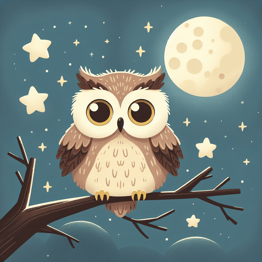 Starry Night Owl Paint By Color