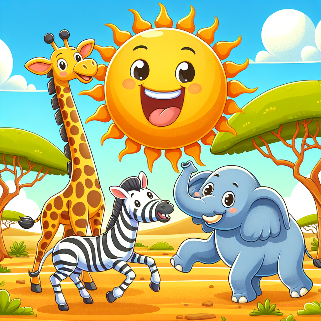 Adventurous Safari Friends Paint By Numbers Art