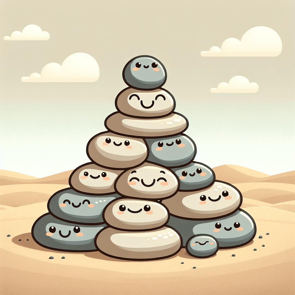Pebble Pals Paint By Number