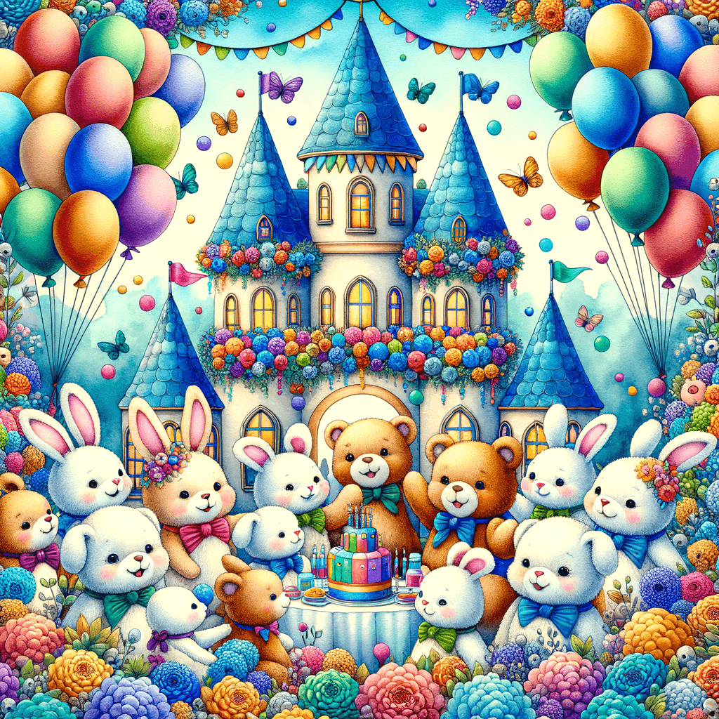 Cuddly Creature Castle DIY Paint By Numbers