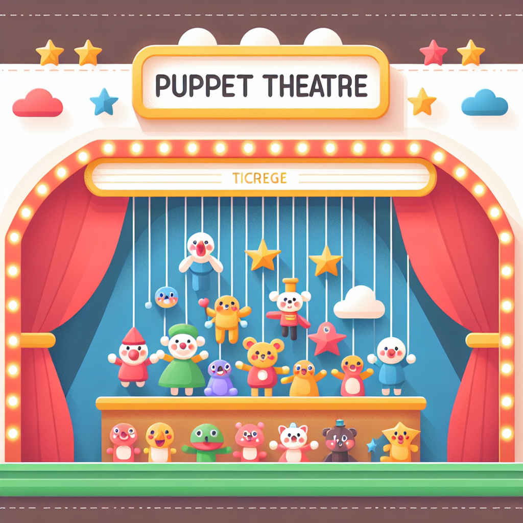 Petite Puppet Theater Paint By Color