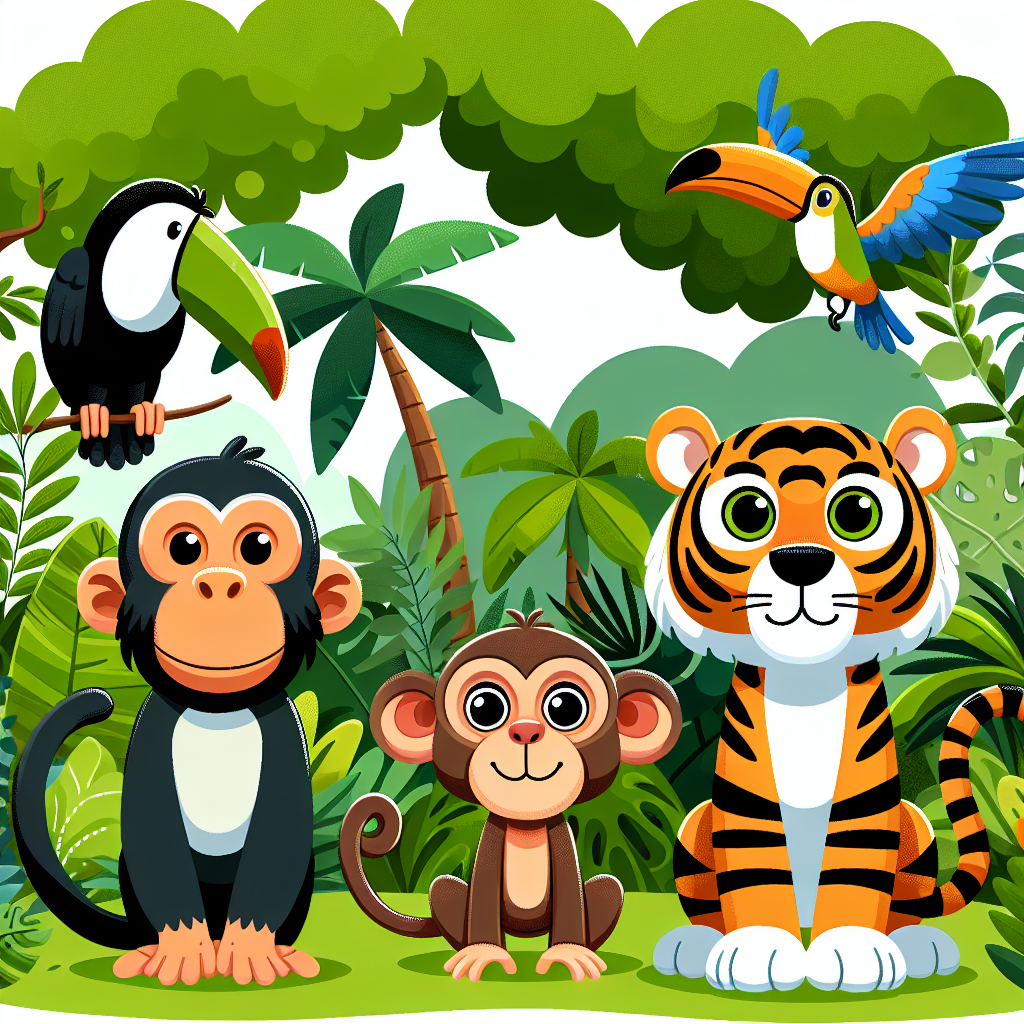 Curious Jungle Expedition Paint By Numbers Art