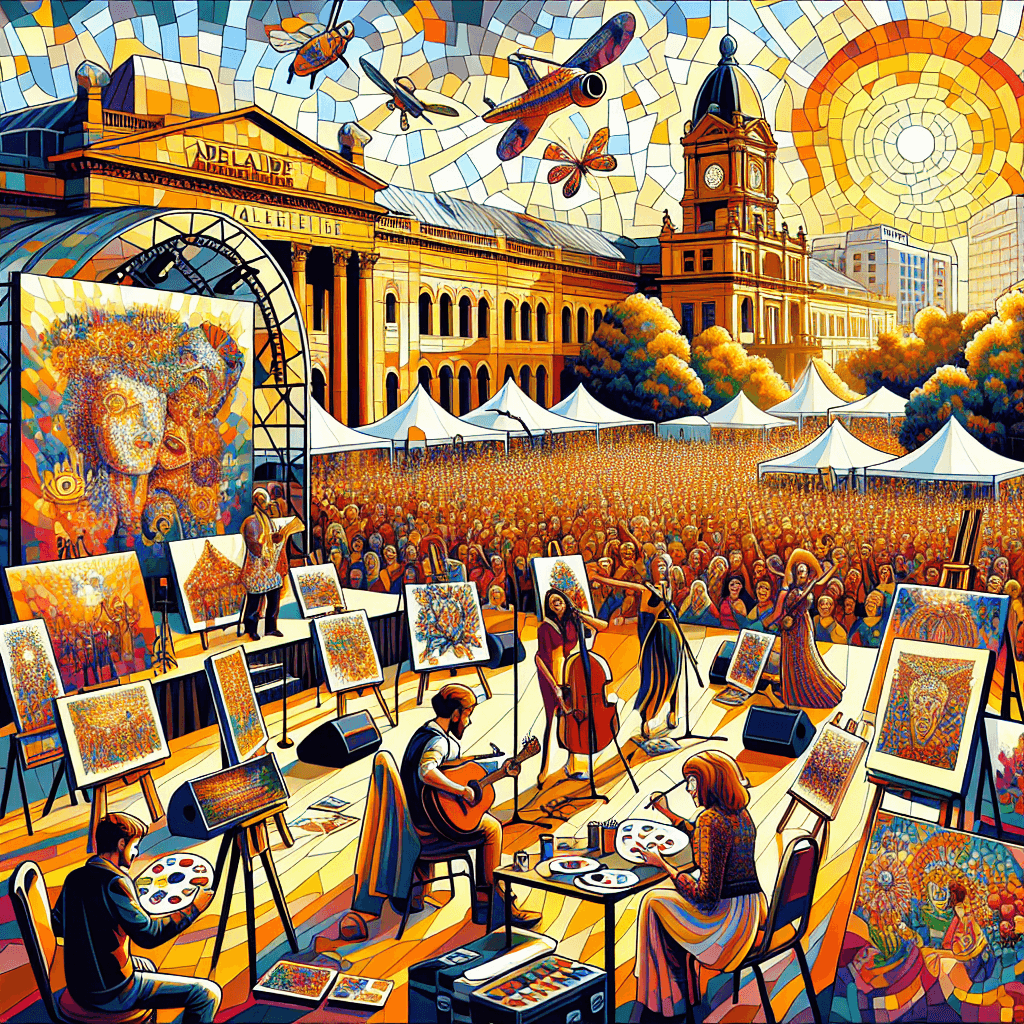 Adelaide Festival - Australia Number Painting