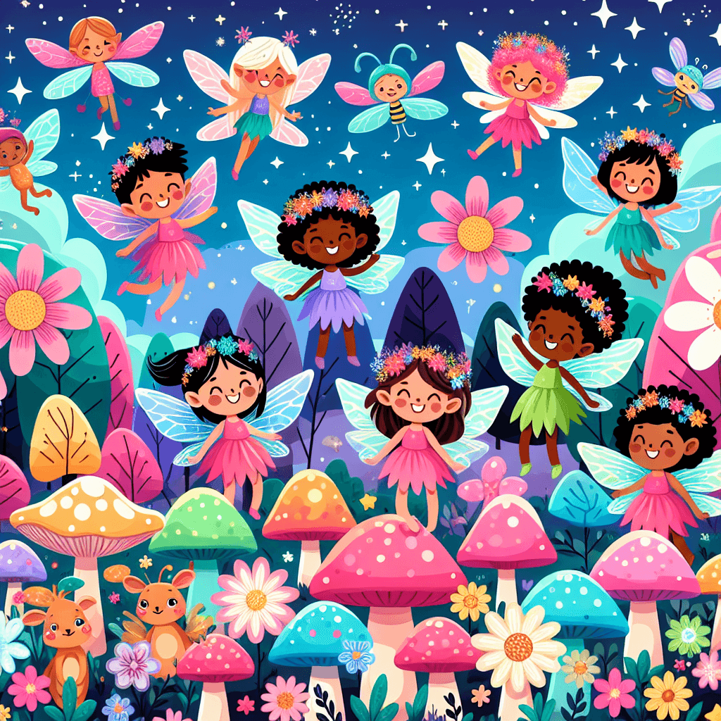 Fantasy Fairy Friends Paint By Color