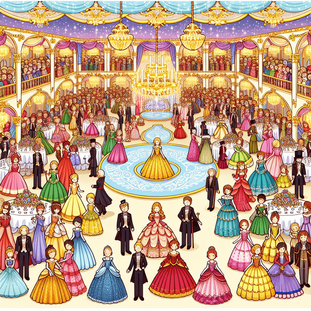 Royal Palace Ball Paint By Number