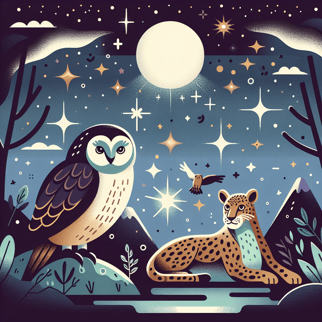 Moonlit Safari Expedition Paint By Number