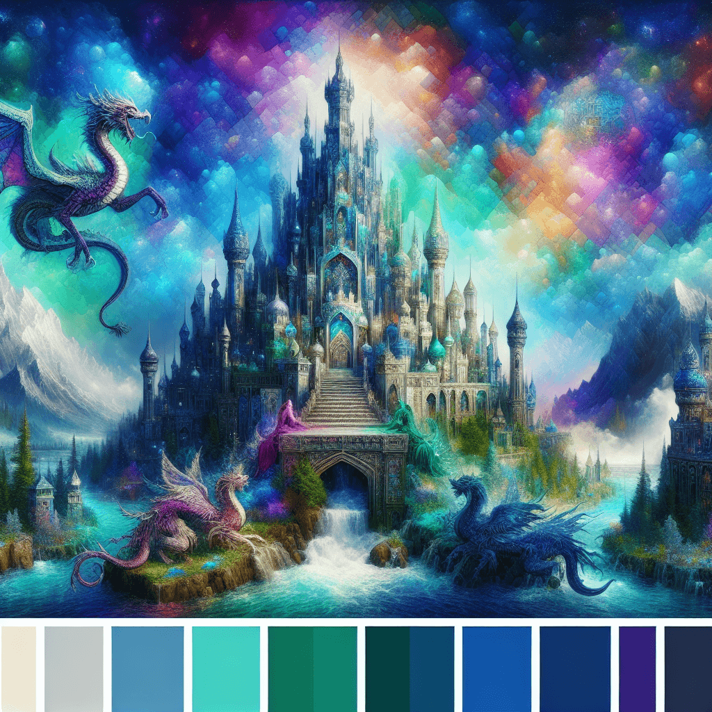 Fantasy Kingdom Expedition Paint By Numbers Art