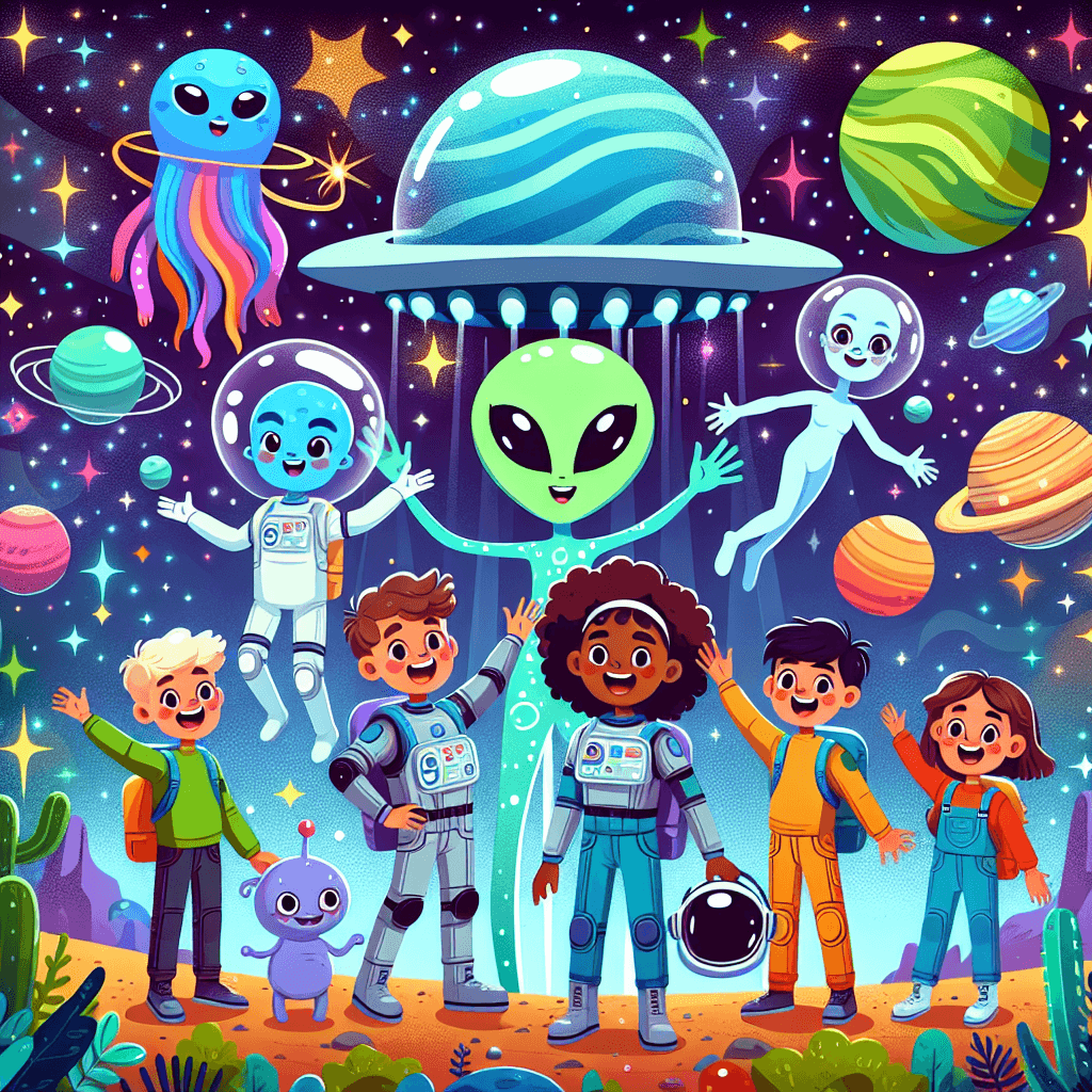 Galactic Adventure Squad DIY Paint By Numbers