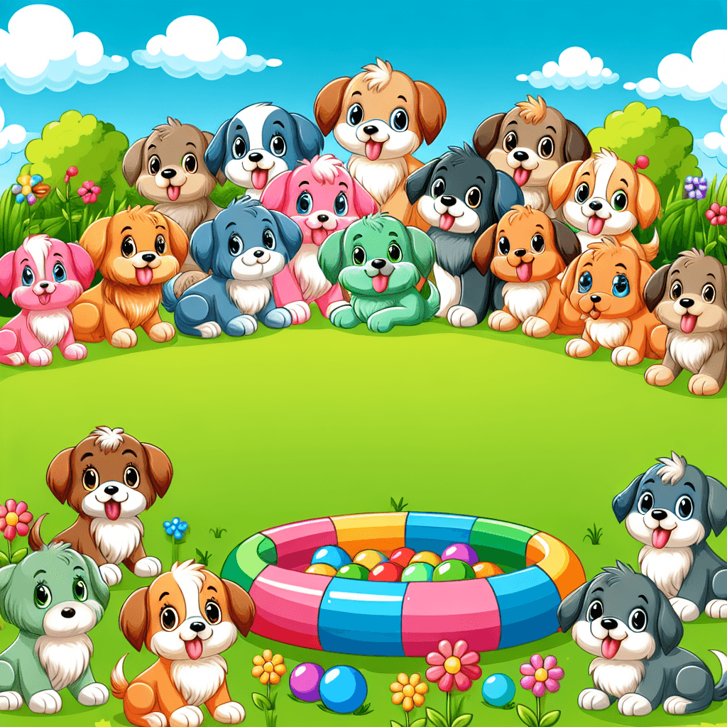 Puppy Playground Adventure Paint By Numbers Kits