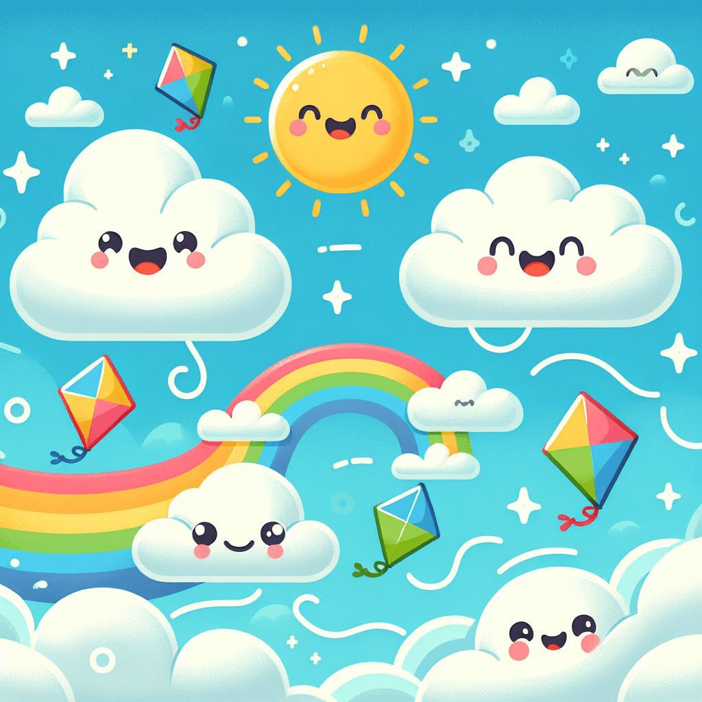 Charming Cloud Adventures Paint By Numbers Kits