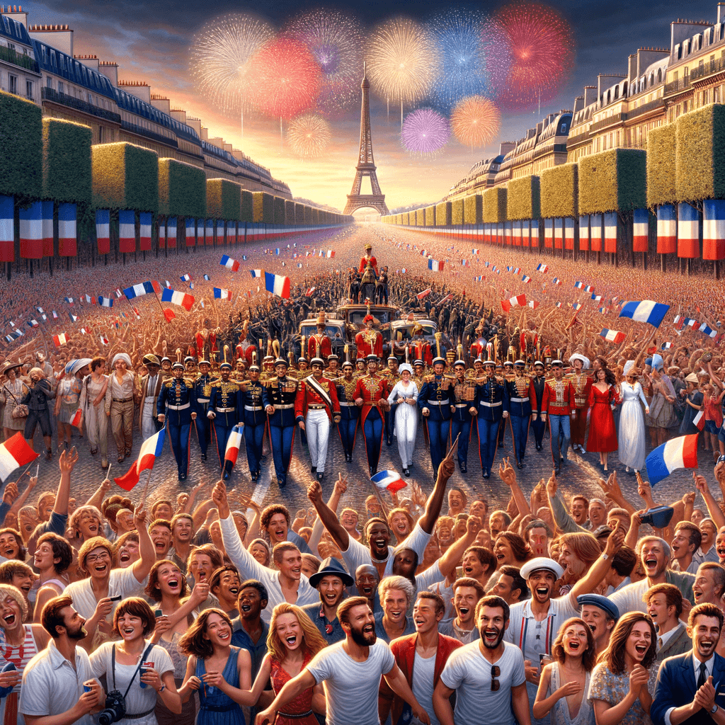 Bastille Day Paint By Numbers