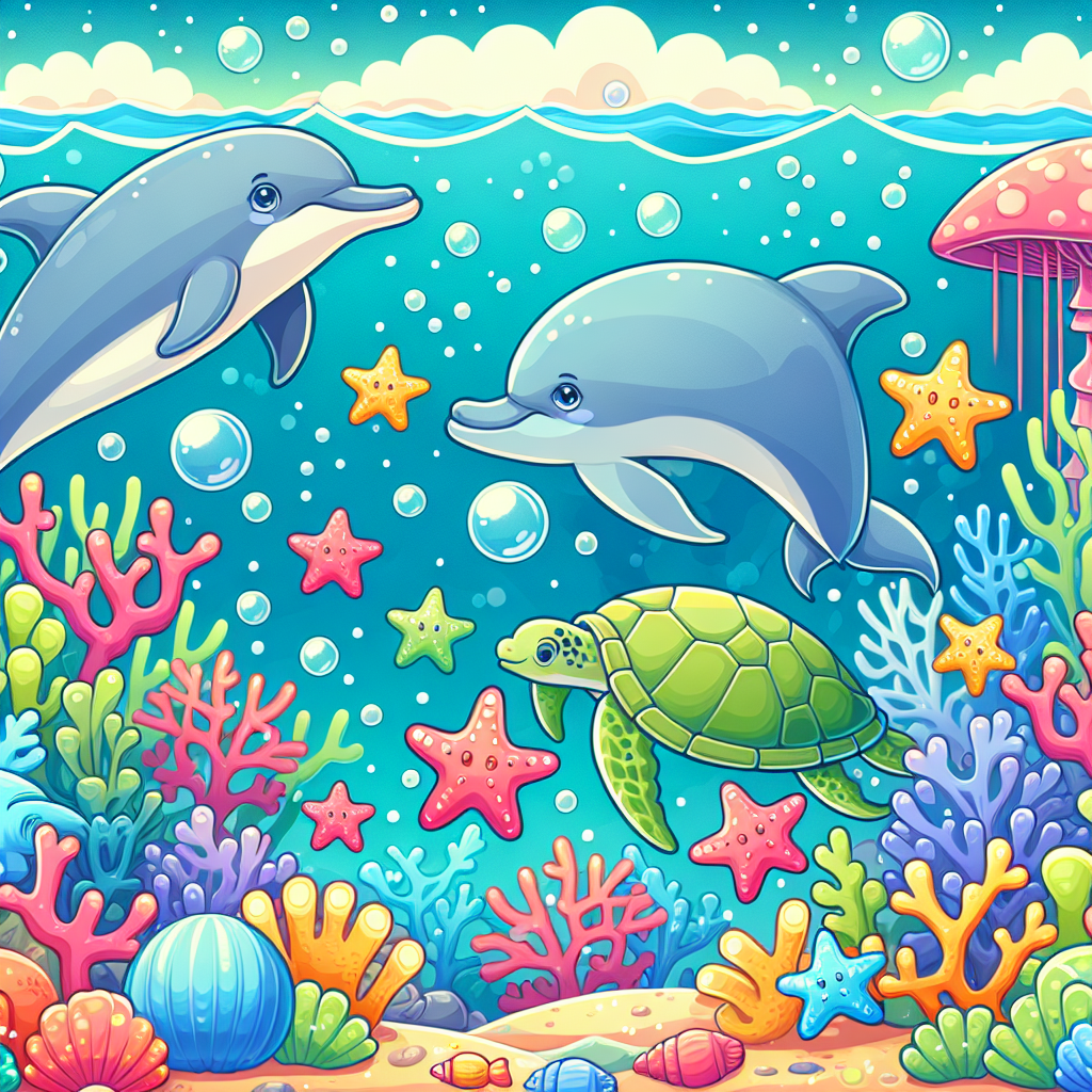 Colorful Ocean Friends Paint By Number