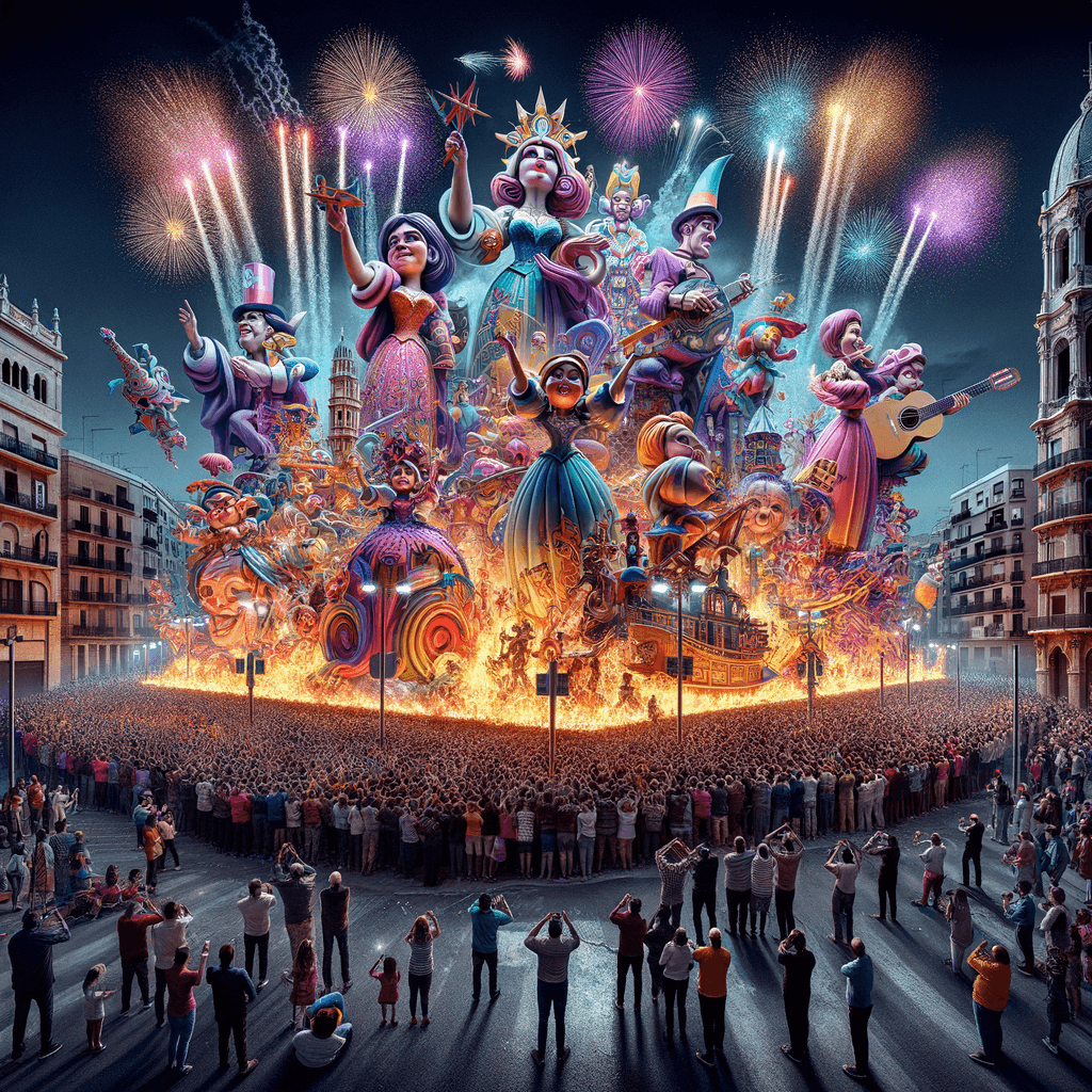 Fallas Festival - Spain Paint By Number