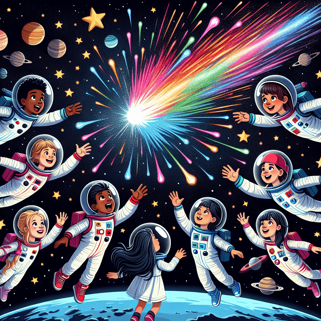 Cosmic Comet Adventure DIY Paint By Numbers
