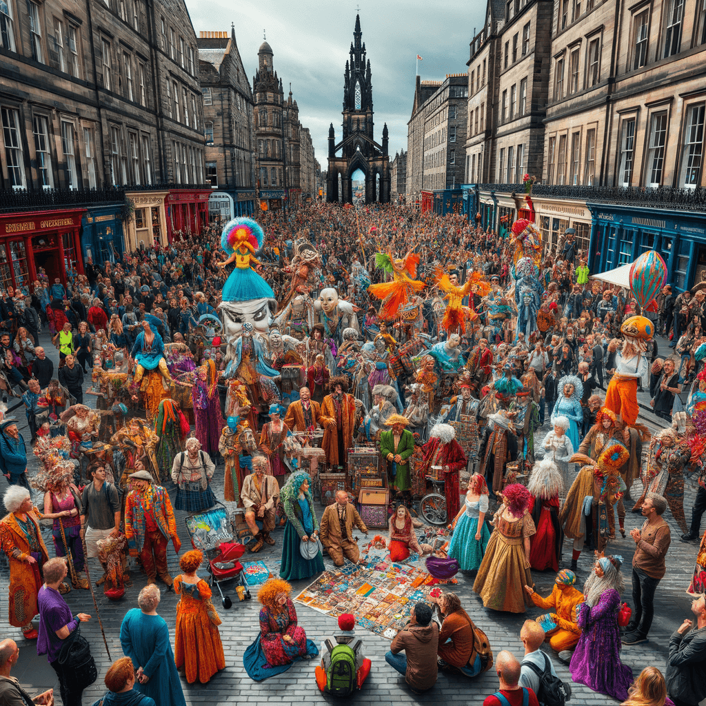 Fringe Festival - Scotland Paint By Number