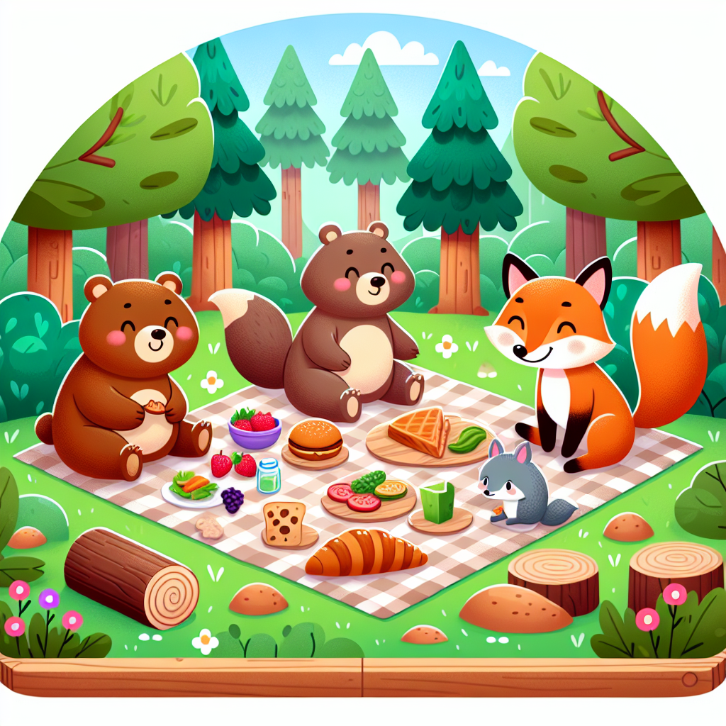 Woodland Picnic Painting Number Kit