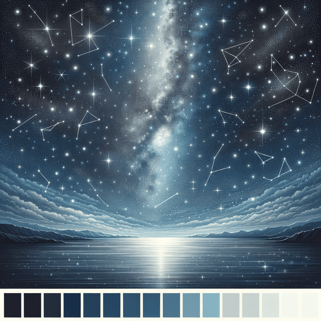 Under The Starry Night Sky Paint By Numbers Kits