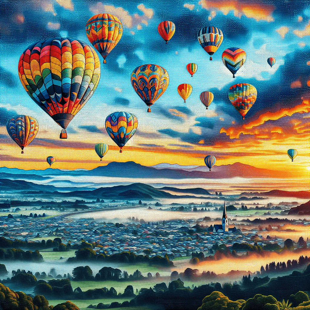 International Balloon Fiesta - New Zealand Paint By Number