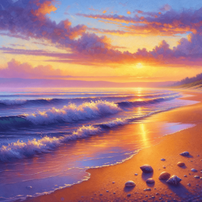 Seaside Symphony Paint By Numbers Art