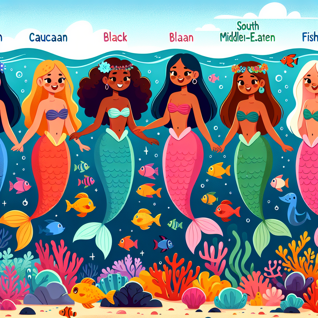 Mystical Mermaid Gathering Paint By Color