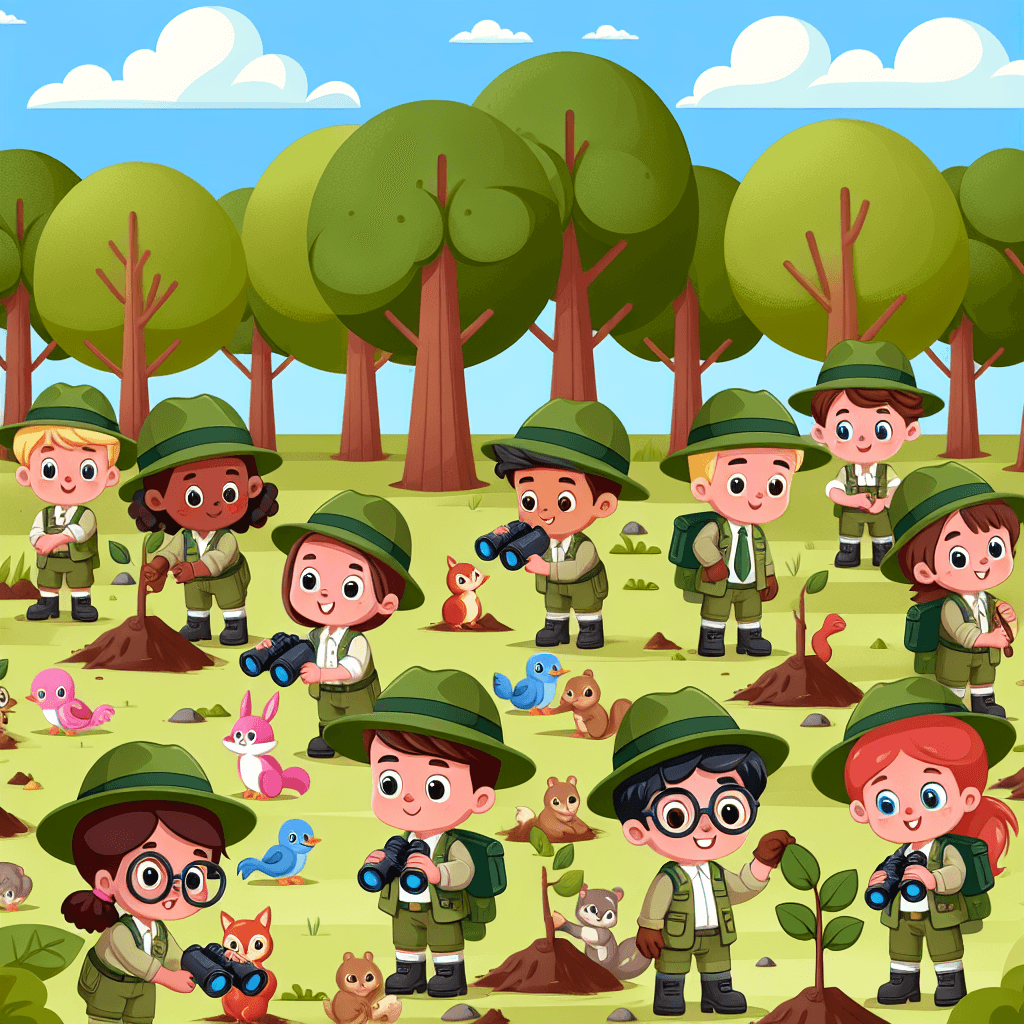 Eco Forest Rangers Paint By Color