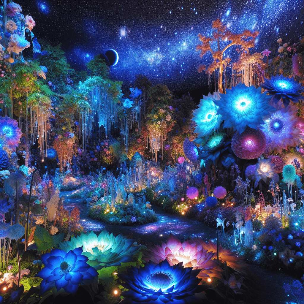Celestial Garden Of Wonders Paint By Numbers Art