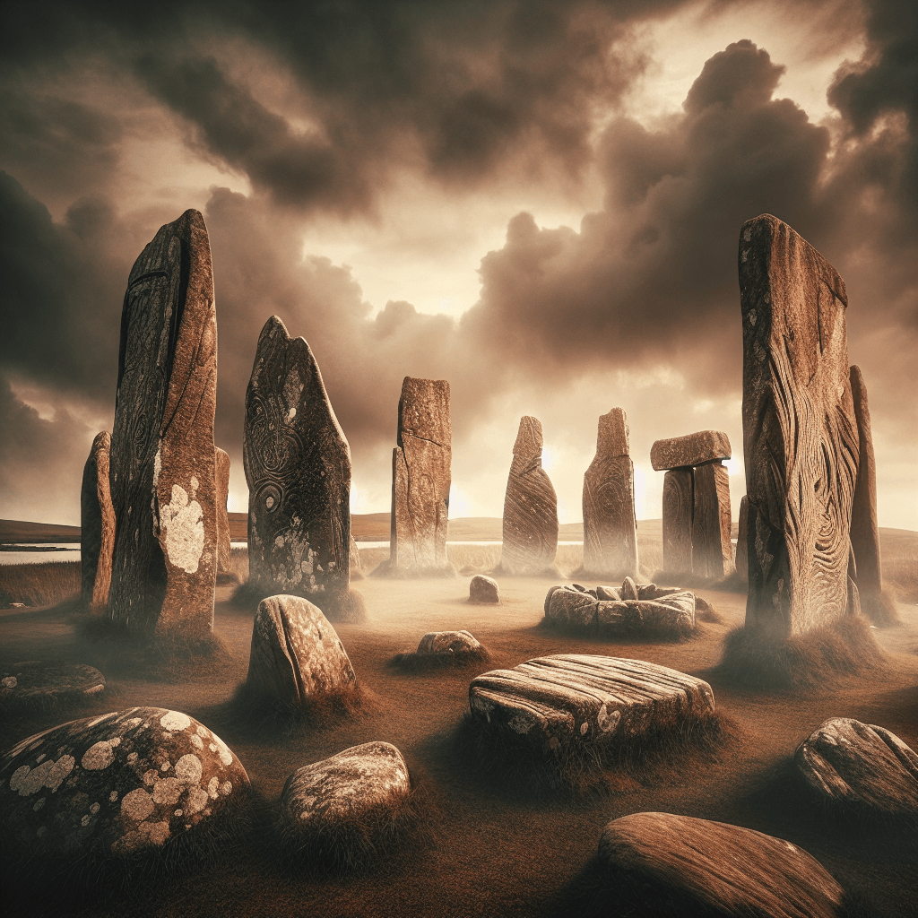 Mystical Celtic Stone Circle Paint By Number
