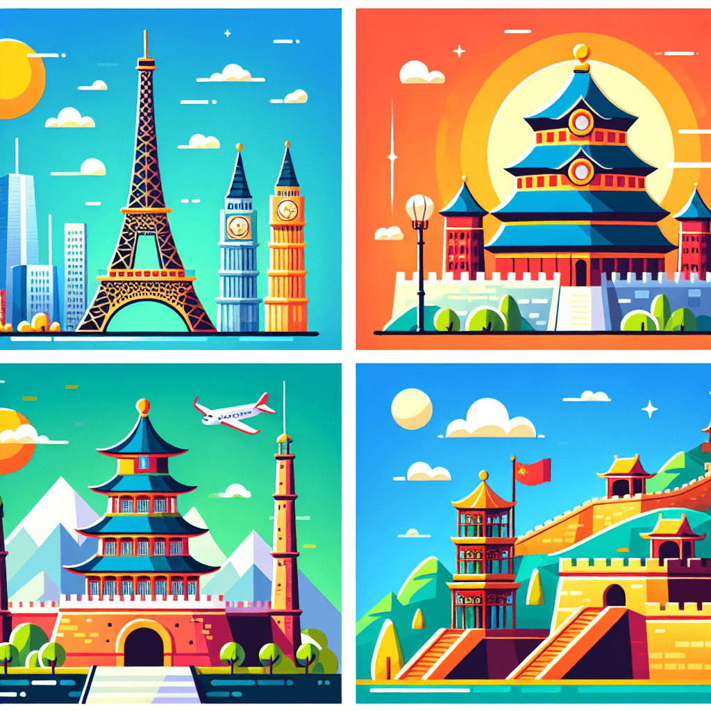 Famous Landmarks Paint By Number