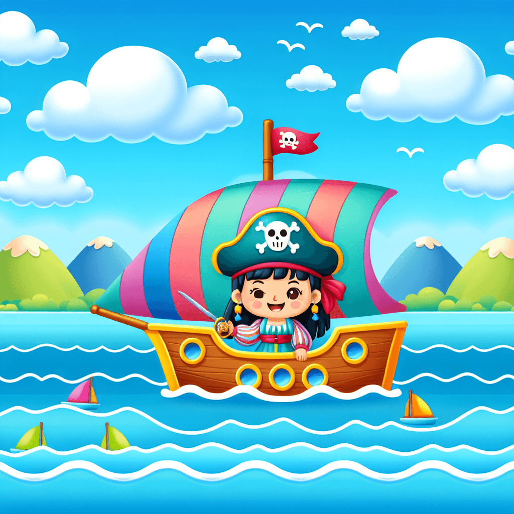 Sailing Pirate Adventure Paint By Numbers Art
