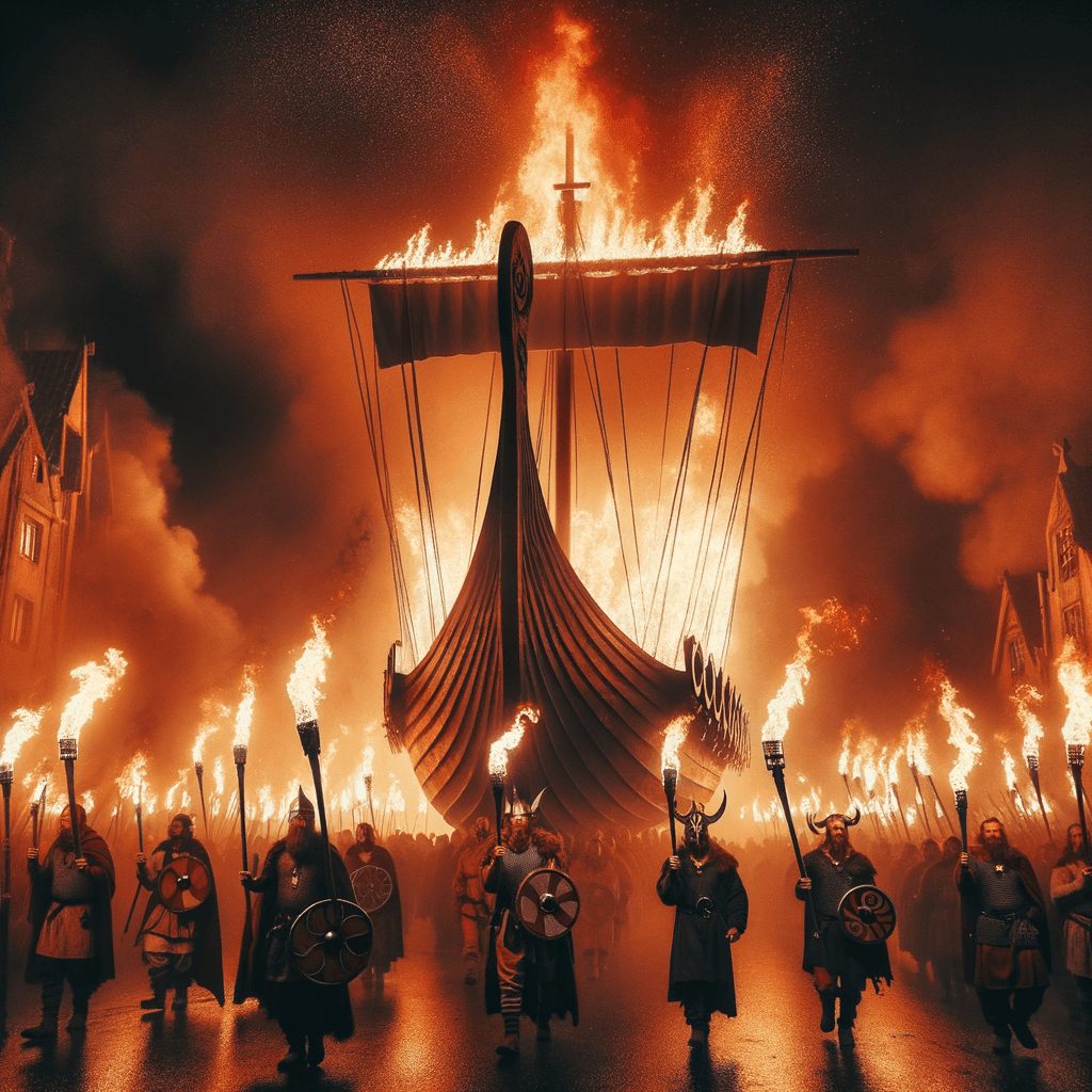 Up Helly Aa - Lerwick, Scotland Number Painting