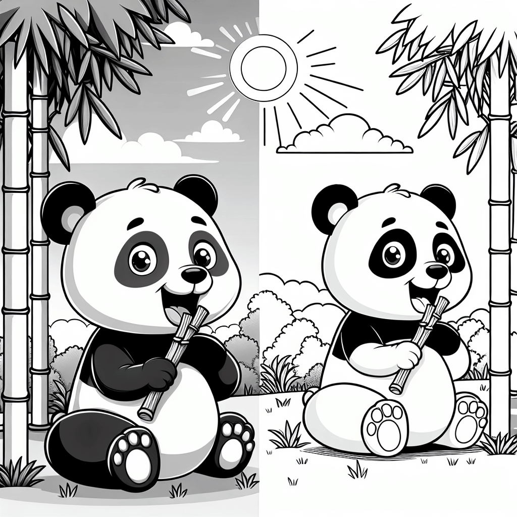Happy Panda Paint By Numbers