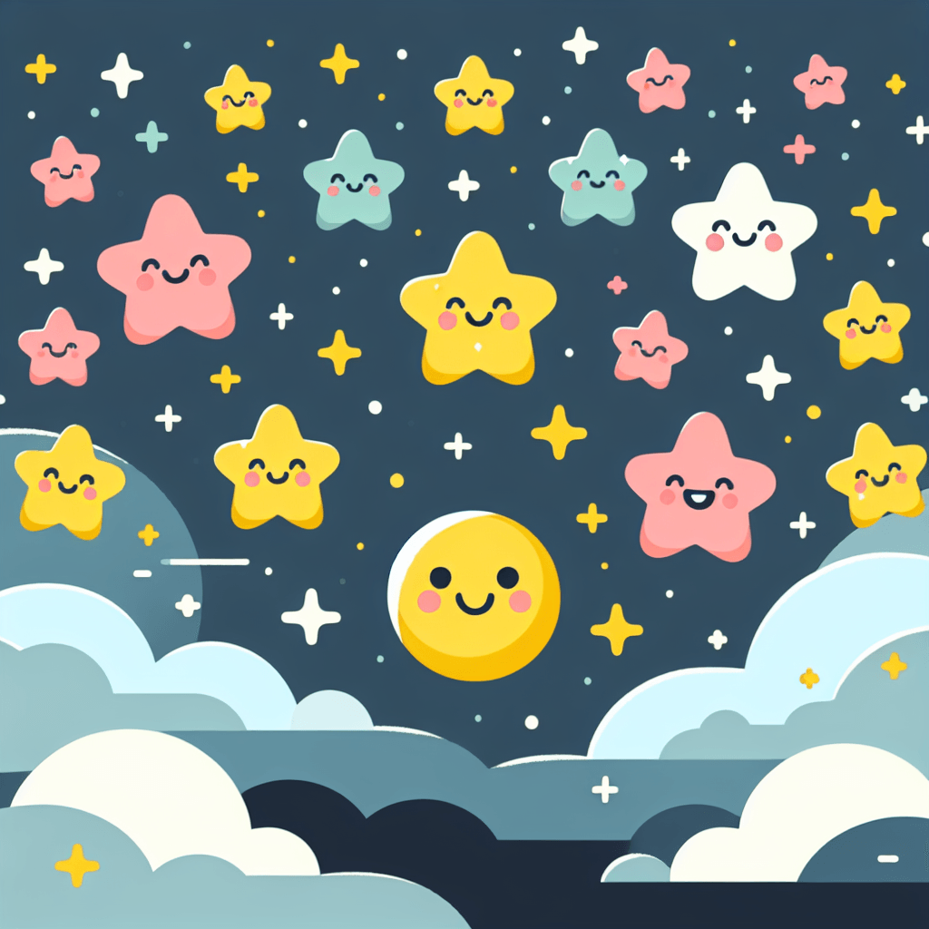 Sparkling Stars Paint By Numbers Kits